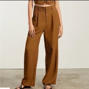 Everlane Women's Chestnut Wide-Leg Trousers